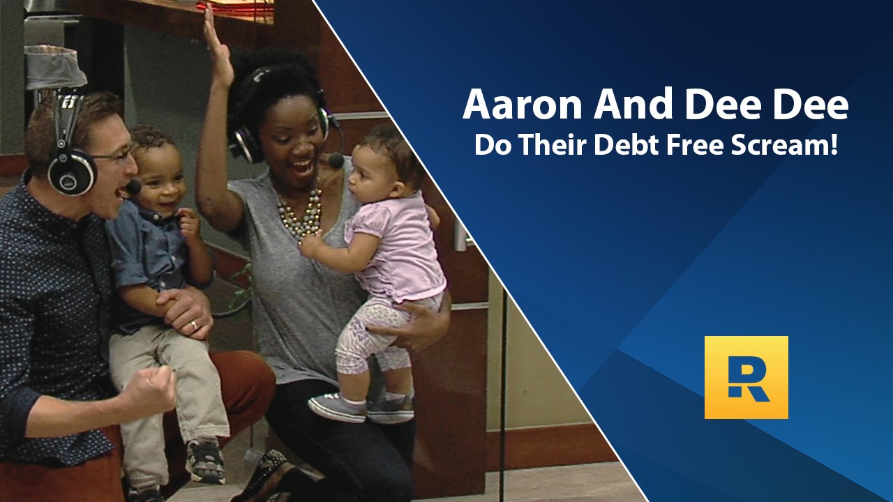 Aaron And Dee Dee Do Their Debt Free Scream! Aaron And Dee Dee Do Their Debt Free Scream!