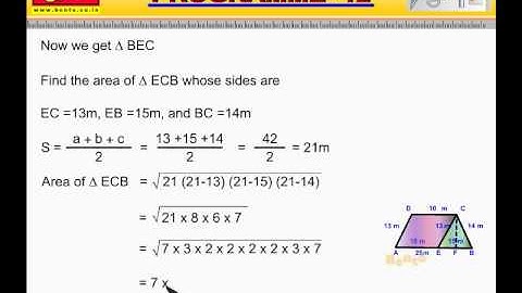 Cbse Class 9 th Maths Score 100 Marks Video     Herons Formula 9