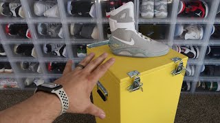 cultura negro Correlación Display Box For My Nike Mags - YouTube
