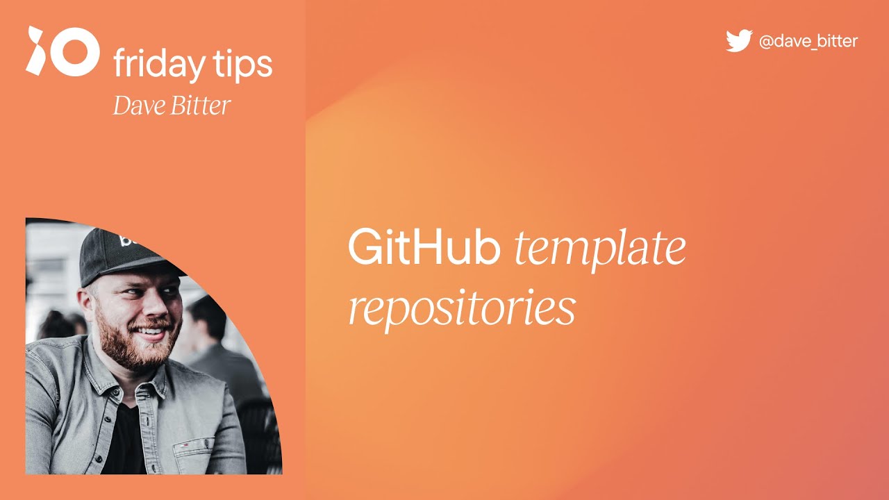 Quickly start new projects with GitHub template repositories | Friday Tips #3