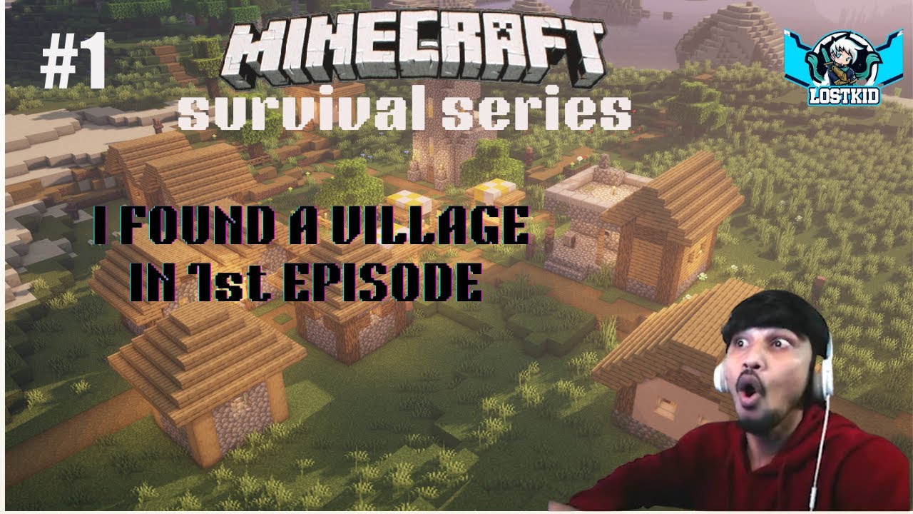 I Found a village | episode 1 | Minecraft survival series in Hindi |# ...