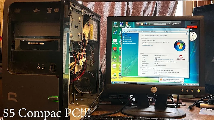 $5 Compac Desktop PC Revival!!!