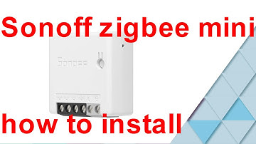 sonoff zigbee mini wireless smart relay 2 way and 3 way switches installation.