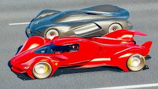 SRT Tomahawk Vision GT vs Ferrari Piero LM 2025 at Drag Race 24 KM
