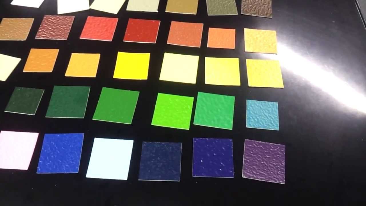 Custom Coat Bed Liner Color Chart