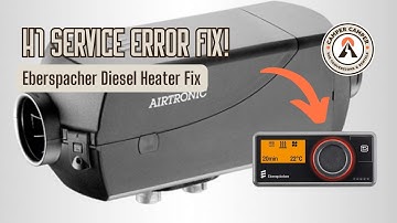 Eberspacher H1 Service Error Fix! Eberspacher Diesel Heater Fix