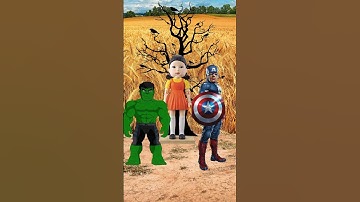 Hulk Join Squid Game #hulk #superman #squidgame #squidgame2 #cartoon #vfx #shorts