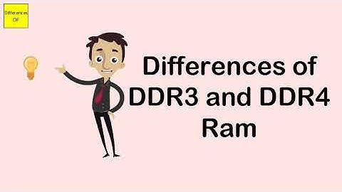 Differences of DDR3 and DDR4 Ram