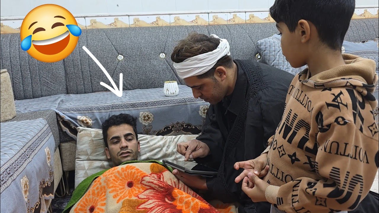 علاوي بي جني وجة شيخ يطلعة منة بلابباد👻😂