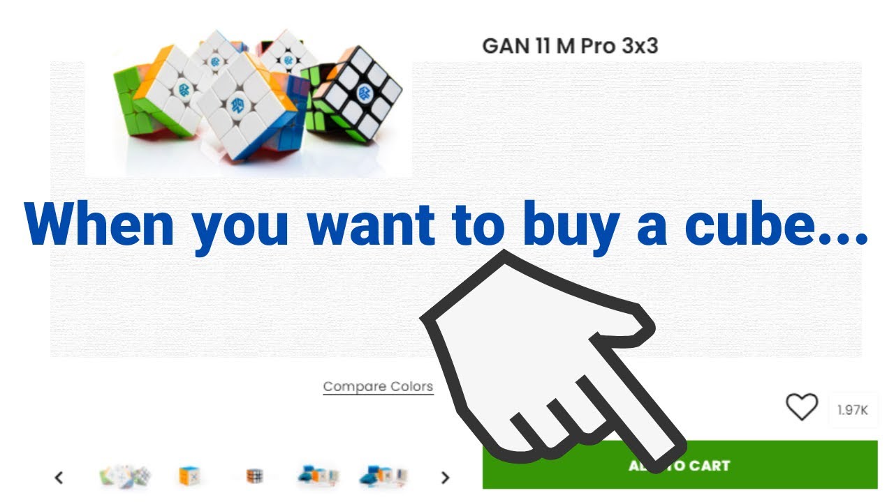 POV: When you want to buy a speedcube [Cubing Skit]