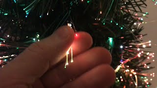 how does a FIBER OPTIC christmas tree work