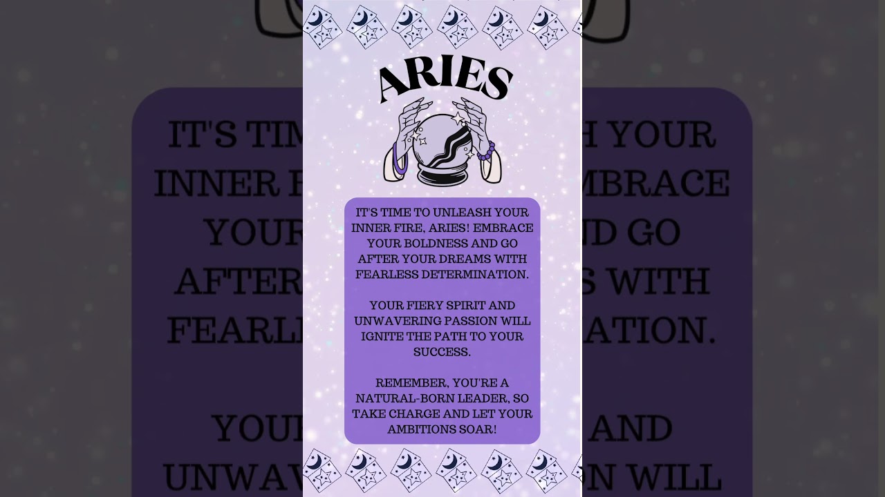 ARIES ♈️ YOUR HOROSCOPE TODAY 