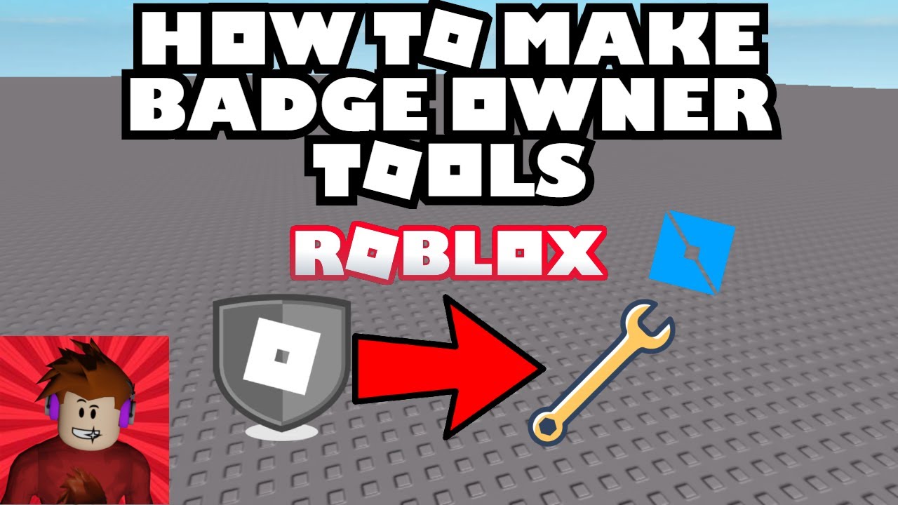 How To Make Badge Owner Only Tools Roblox Studio Tutorial Youtube - owner badge roblox