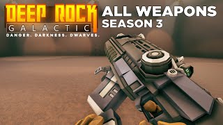 Deep Rock Galactic - All Weapons