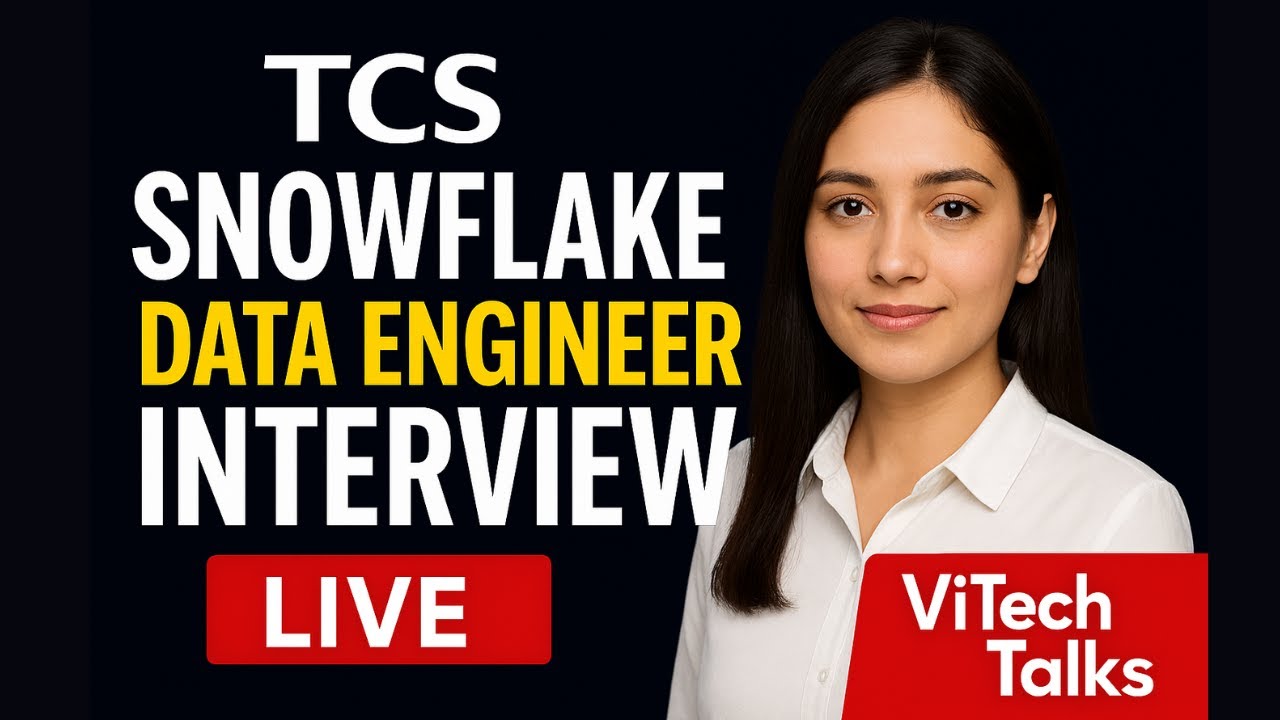 TCS Data Engineer Interview Experience | Snowflake & SQL Questions | # ...