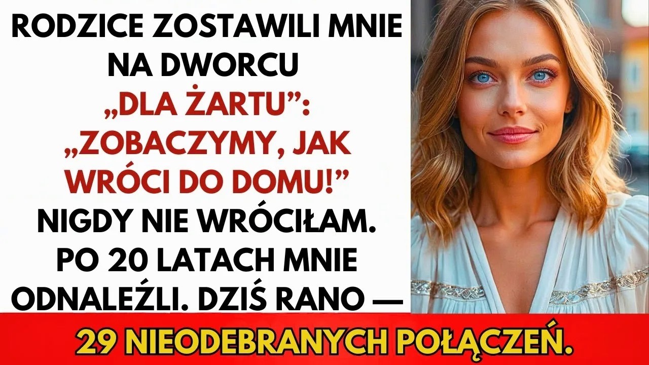 Rodzice Zostawili Mnie Na Losowej Stacji „Dla Żartu”  „Zobaczymy, Jak Wróci Do Domu!”