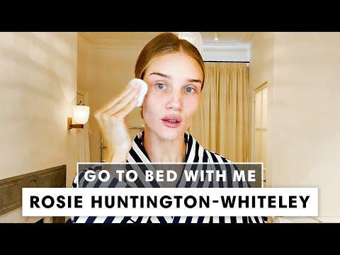 Rosie Huntington-Whiteley's Full-Body Nighttime Skincare Routine | Go To Bed With Me |  BAZAAR