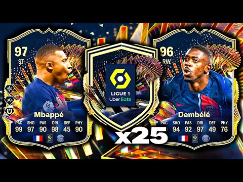 25x LIGUE 1 TOTS UPGRADE PACKS!