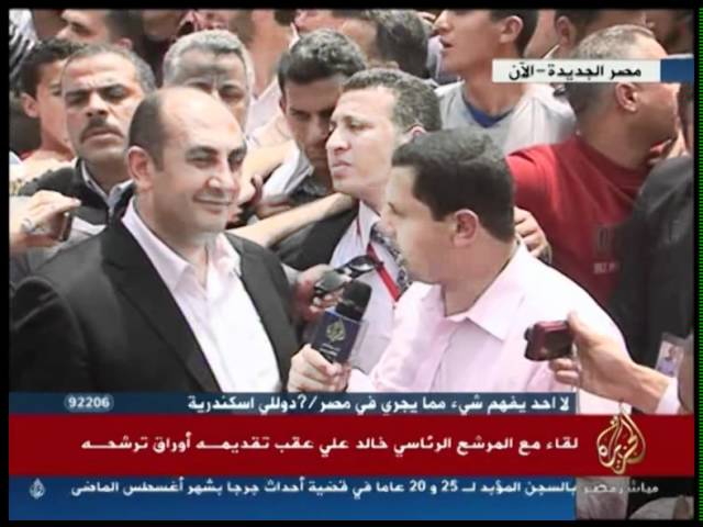 لقاء مع المرشح خالد علي من أمام لجنة الانتخابات