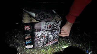 HIGH STAKE 25 Shot 2β Bore SALUTE BANGER FIREWORK CAKE π€―π¦Ύπ¦Ύπ₯