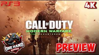 Call of Duty Modern Warfare 2 PS3 Gameplay First 25 Minutes One Hand Gamer
