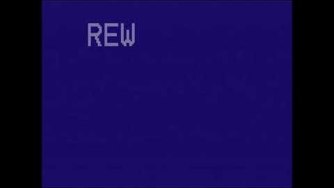 CMGUS VCR CLASSIC: BLOOPER PLAY STOP REWIND BLUE SCREEN SILENT CLIP