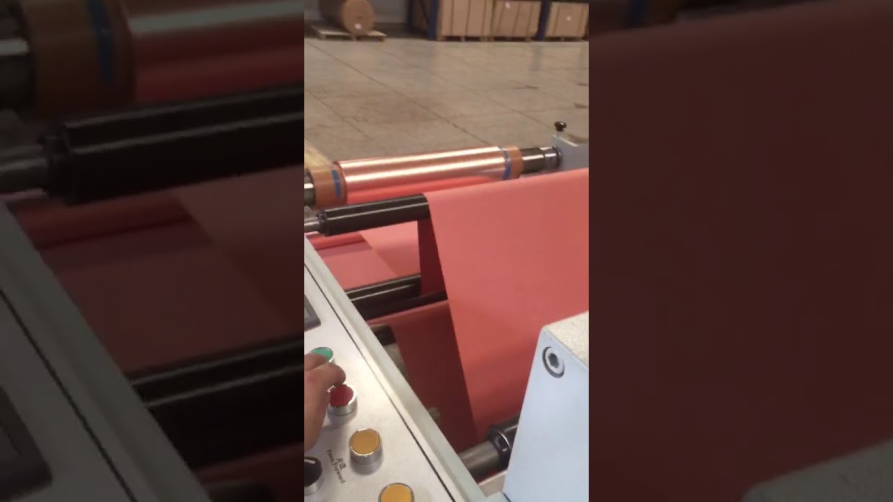 two layer copper foil roll to sheet cutting machine