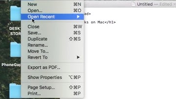 Use TextEdit On Mac To Edit HTML Files