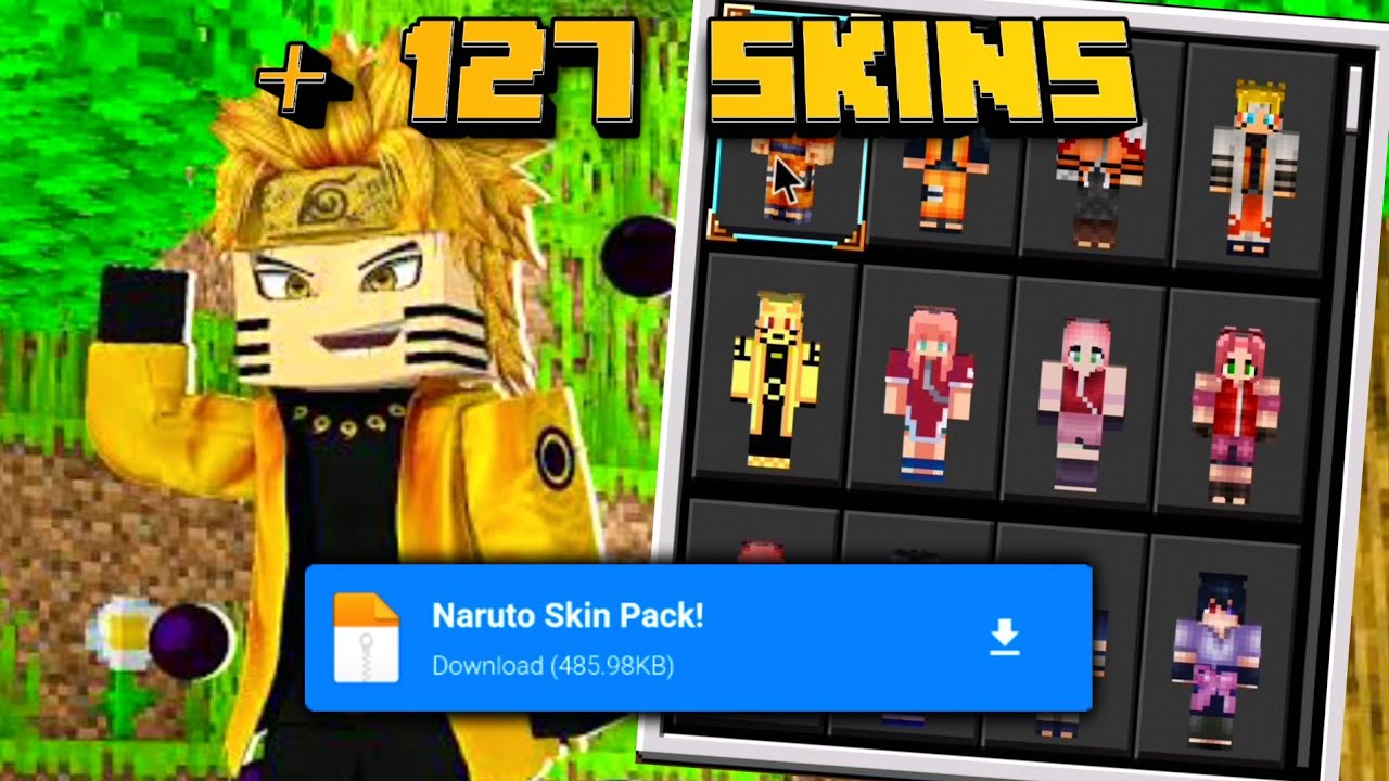 Download HD skins Naruto for Minecraft