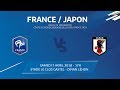 Equipe de France U20 Féminine : France - Japon, 7 avril 2018 - 17h I FFF 2018