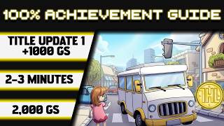 Celebrity Avenue Escape Title Update 1 100% Achievement Walkthrough * 1000GS in 2-3 Minutes * Profile