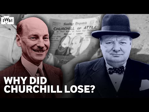 How did Churchill lose the 1945 general election?