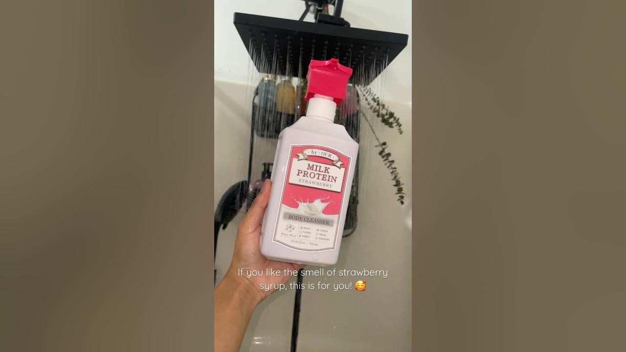 STRAWBERRY SCENTED BODY WASH 🥰 YouTube
