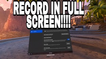 How to record in full screen on the oculus quest 2