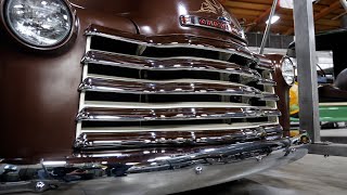 Installing a Golden Star Classic Auto replacement grille on a 47-53 Chevy pickup.