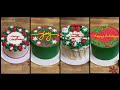 Christmas Cake Design Ideas | Butter Cream Christmas Cakes