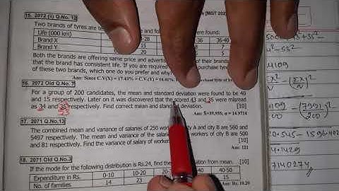 Measure of dispersion // standard deviation %% variance # coefficient of variation # S.D % part-4