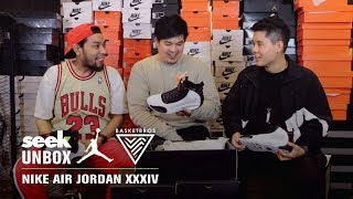 SEEK UNBOX [Live Review] x BasketBros : Nike Air Jordan XXXIV #AJ34 (Thai)