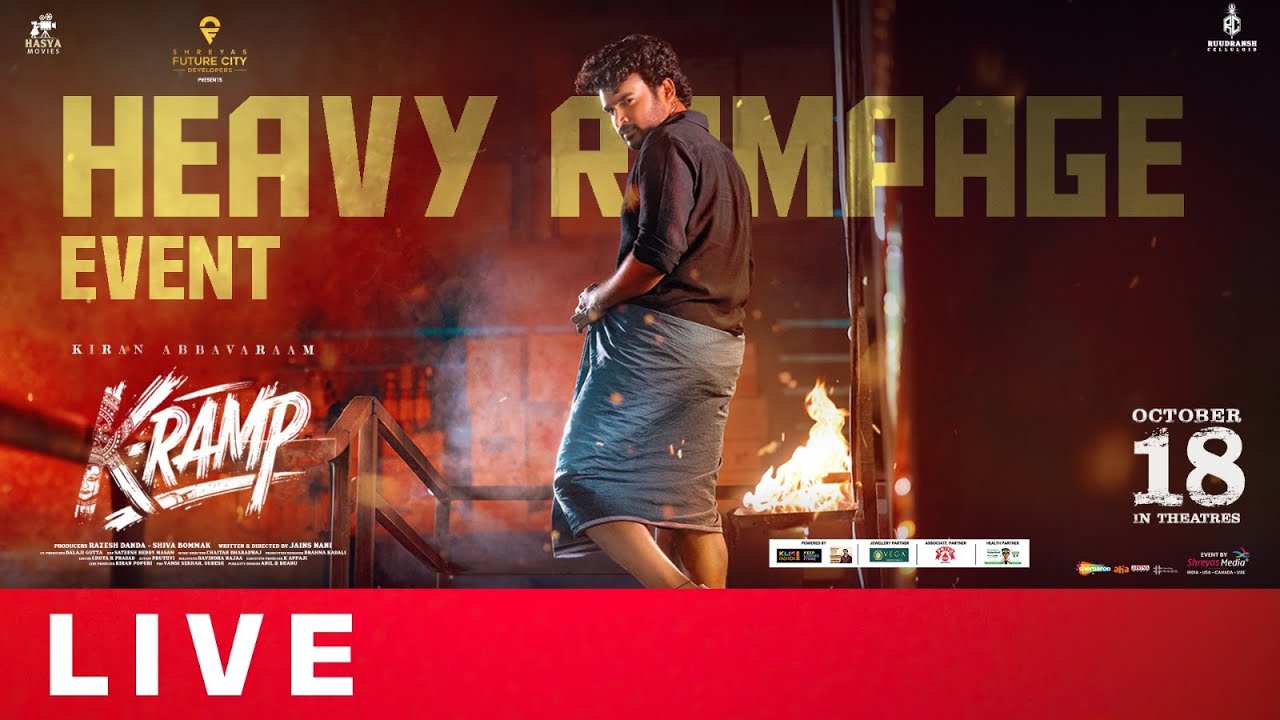 K-Ramp Heavy Rampage Event Live | Kiran Abbavaraam | Yukti Thareja | Jains Nani | Shreyas Media