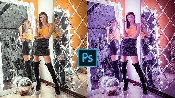 Easy Way To CyberPunk Color Effect Photoshop CC