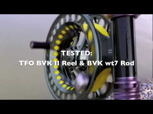 TFO BVK fly reel drag sings 