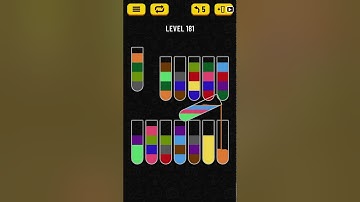 Water Sort Puzzle level 181 solution
