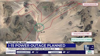 Driver alert: Planned power outage will impact gas stations, EV charging on I-15 near Baker
