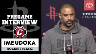 Ime Udoka Pregame | Rockets vs Jazz | 4/2/2025