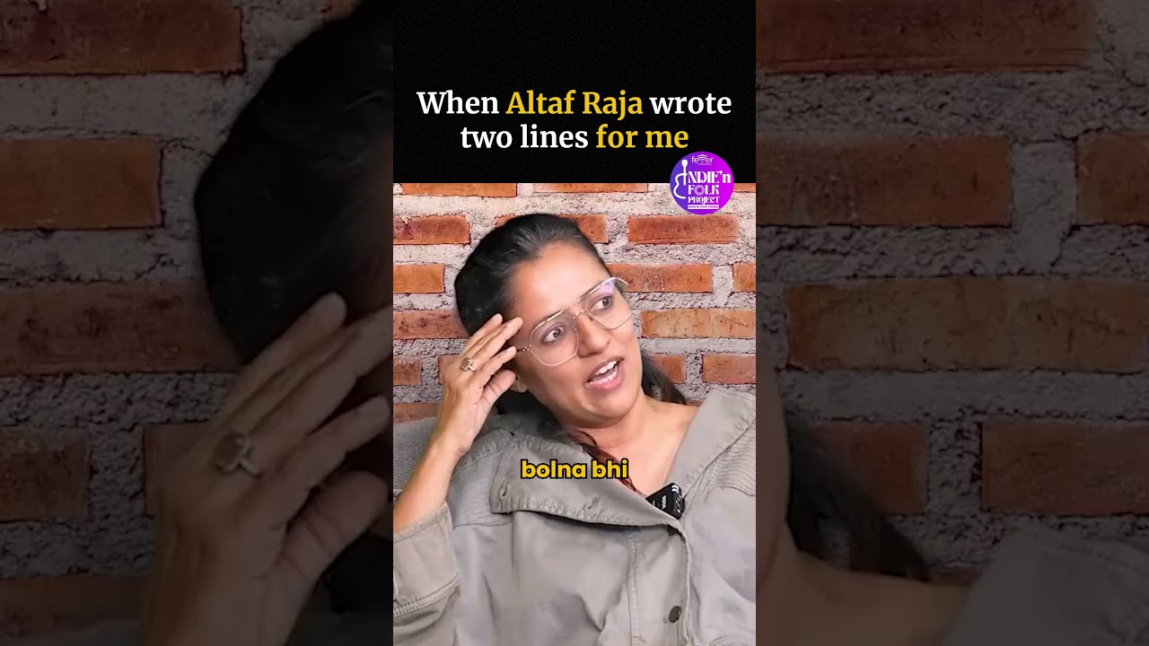⁣When Altaf Raja gave me the lyrics of the song | Indie'N Folk Project #snehakhanwalkar