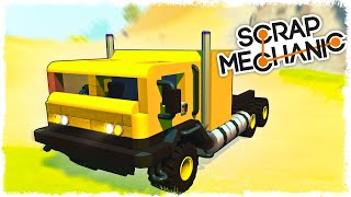 БИТВА: СТРОИМ КОРОБКУ ПЕРЕДАЧ НА ГРУЗОВИКЕ В SCRAP MECHANIC!!!