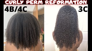 GINACURL Curly Perm on Natural Hair | StayUniquee