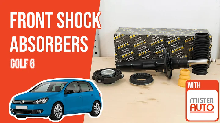 How to replace the front shock absorbers Golf mk6 ➿