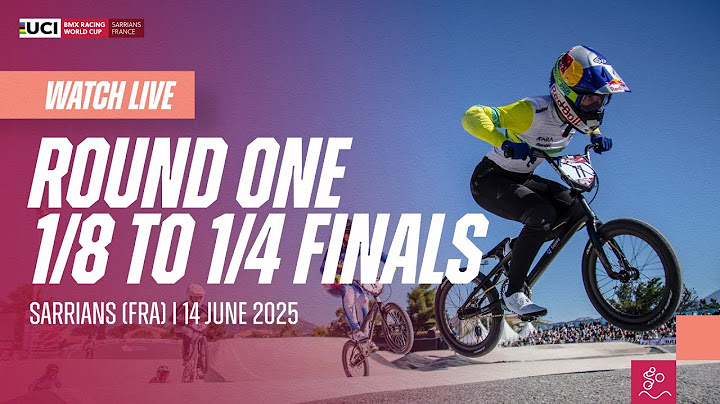 LIVE - Round One: 1/8 to 1/4 Finals | 2025 UCI BMX Racing World Cup
