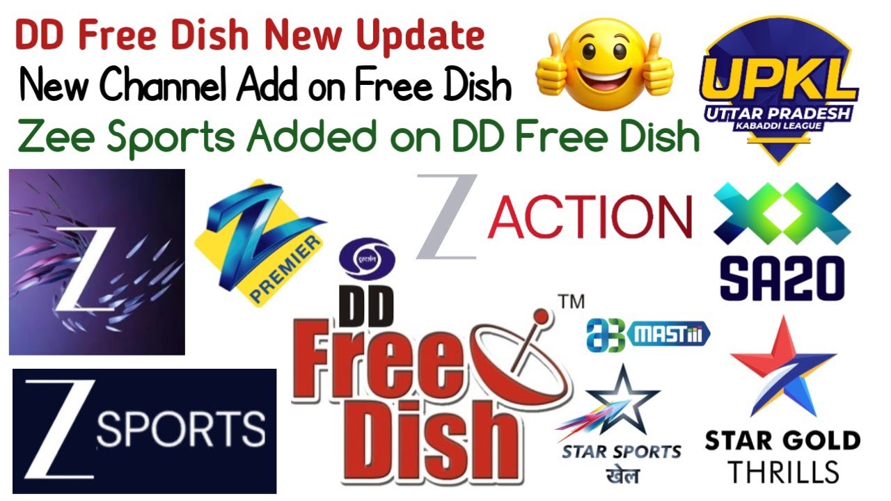 DD Free Dish New Update|New Channels Add on Free Dish|Zee Sports Added on Free Dish.